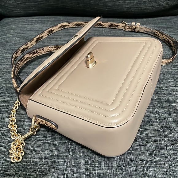 Coach Marlie Top Handle Satchel With Border Quilting - Picture 7 of 7